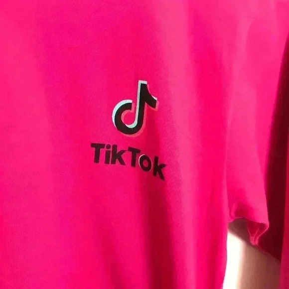 Tik Tok Unisex Pink Small Long Sleeve Pullover - Picture 4 of 6